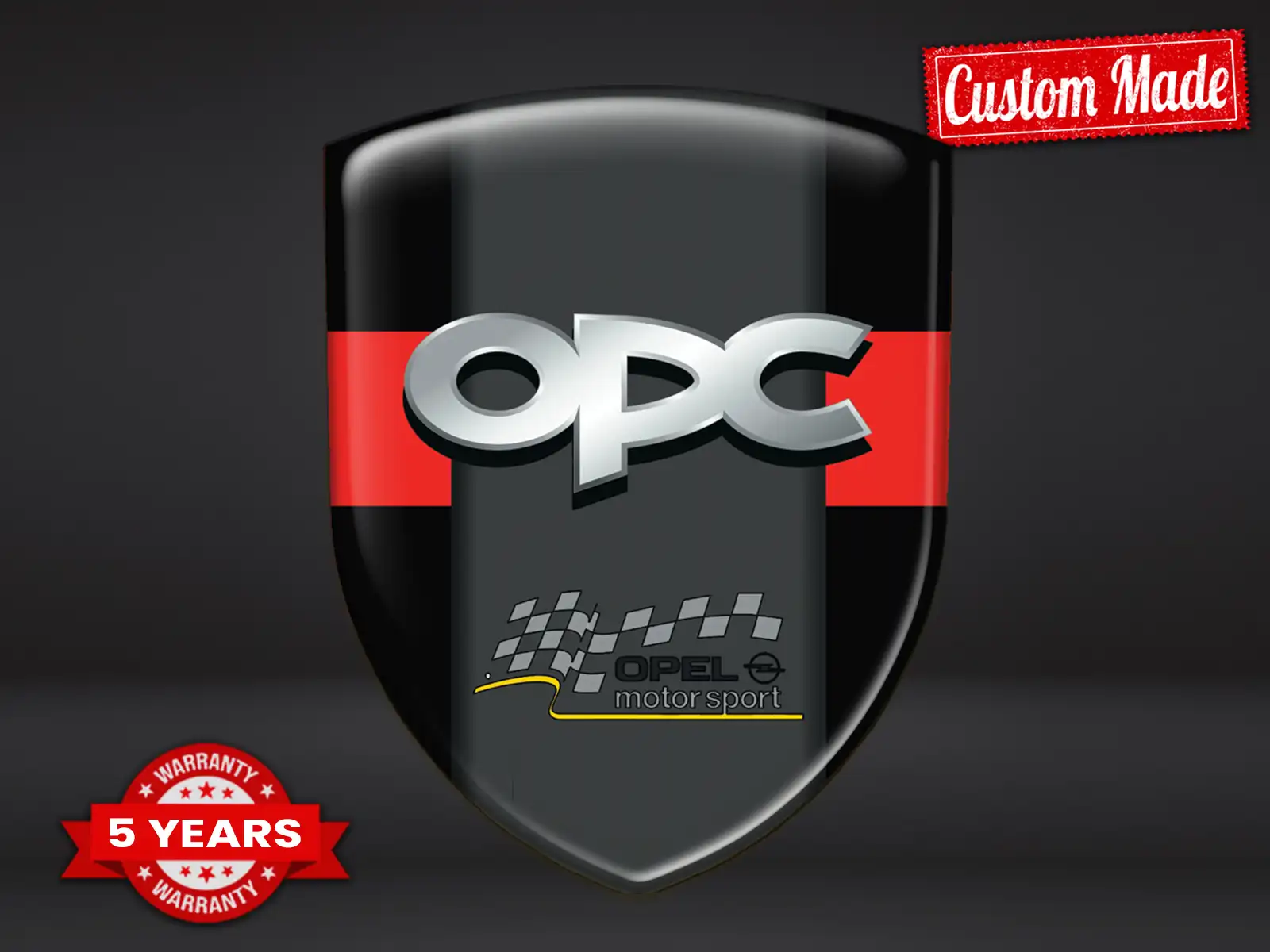 OPC Pegatinas Negocio Personalizadas Lujo Premium Alta Gama